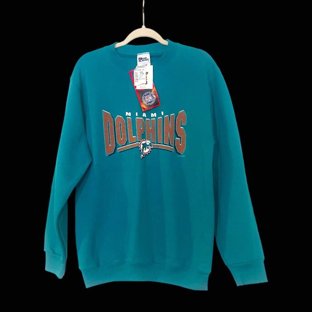 90s Vintage | Deadstock "ProPlayer" Miami Dolphins Sweat Shirt